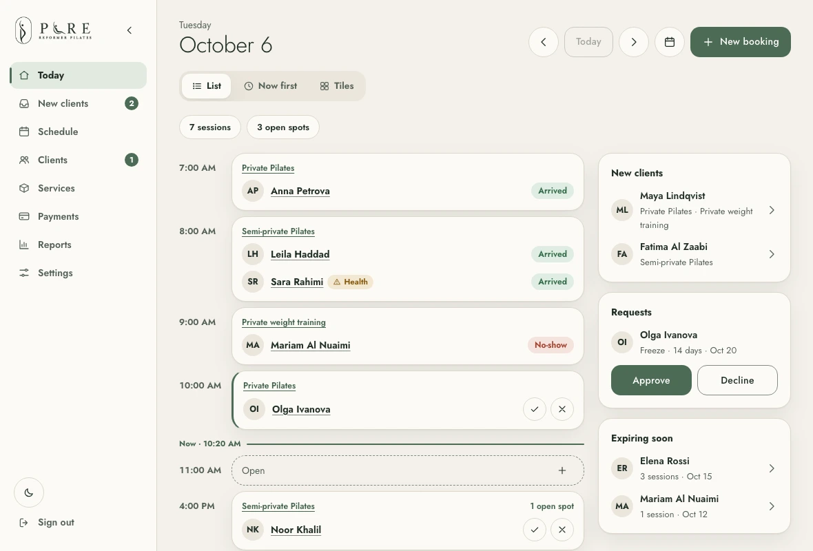 Pure Reformer Pilates: Estúdio de Pilates · Dubai