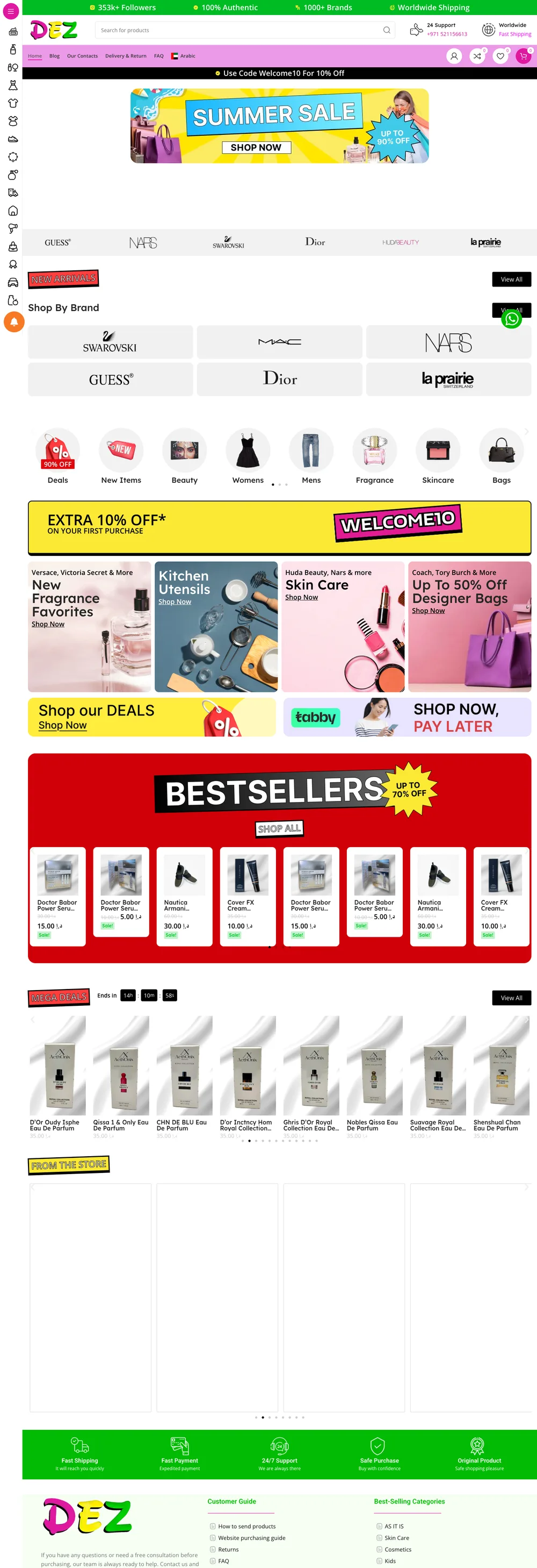 Deznabi: site no ar