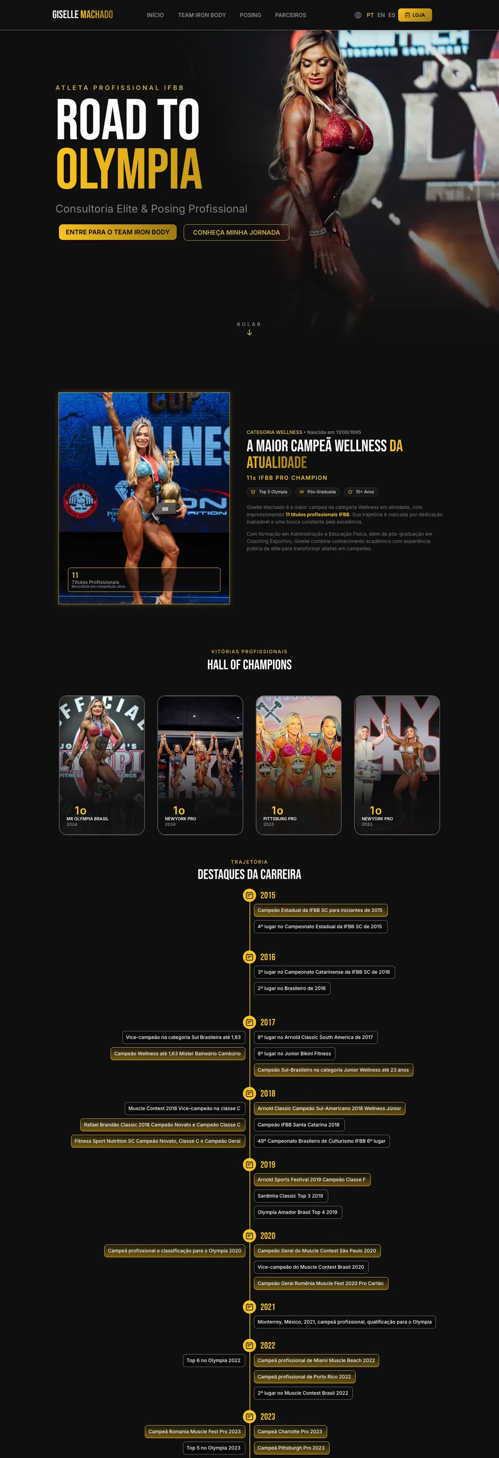 Giselle Machado: site no ar
